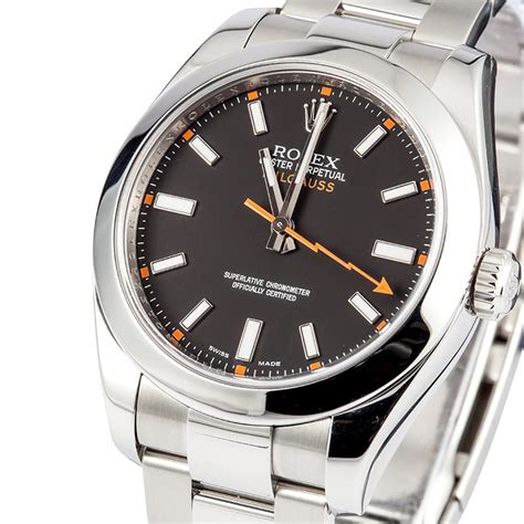 rolex milgauss black series 116400|milgauss rolex price.